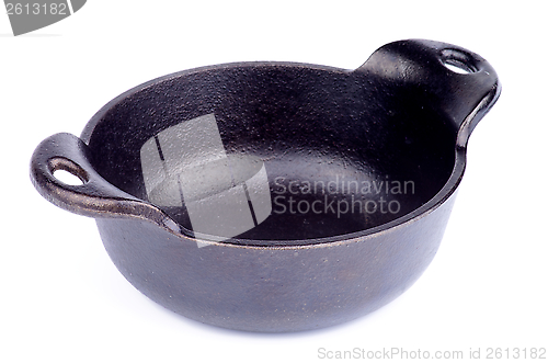 Image of Black Cast-iron Stew Pot 