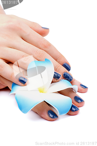 Image of Blue Manicure