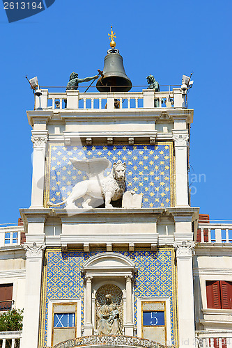 Image of St Mark's Clocktower in Venice