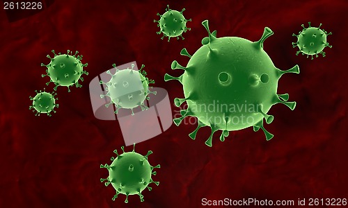 Image of influenza virus