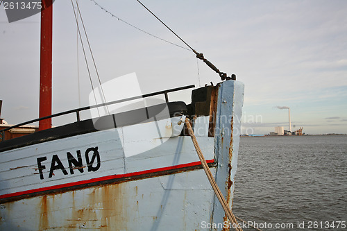 Image of Boat details. Island of Fanoe in Denmark