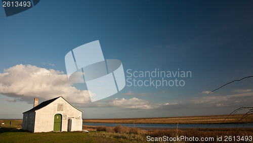 Image of White house. Island of Fanoe in Denmark