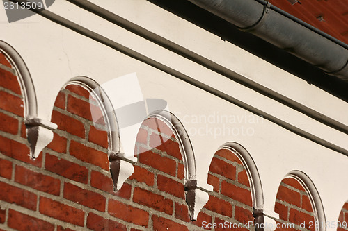 Image of Detail of a house Island of Fanoe in Denmark