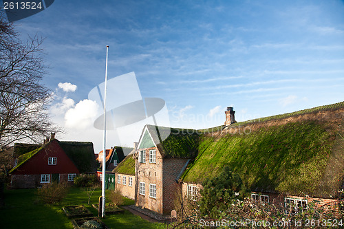 Image of Old brick house. Island of Fanoe in Denmark