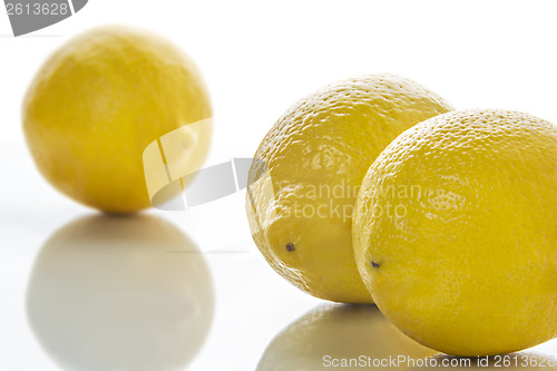 Image of Three yellow limes