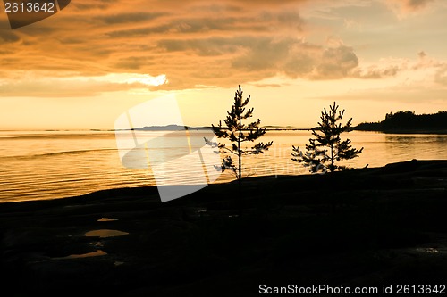 Image of Sea sunset