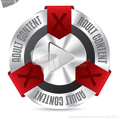 Image of Metallic XXX badge
