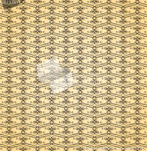 Image of decorative floral wallpaper background