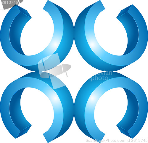 Image of 3d sign or symbol graphic design