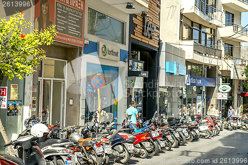 Image of Scooters in Heraklion, Creece