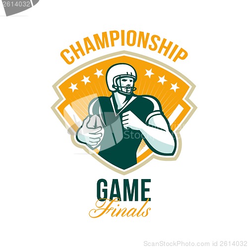 Image of American Football Championship Game Finals Crest