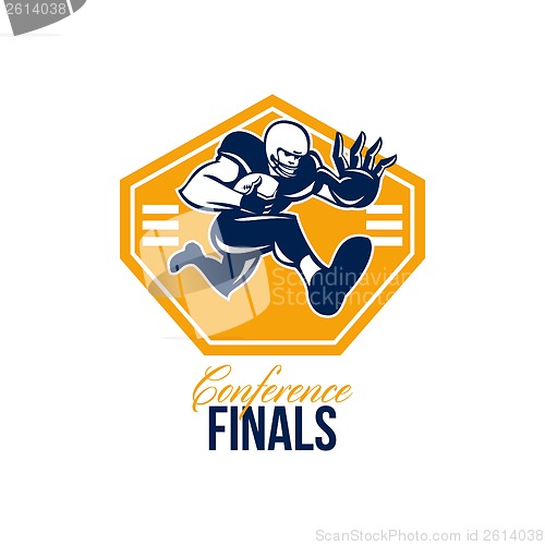 Image of American Football Conference Finals Shield Retro
