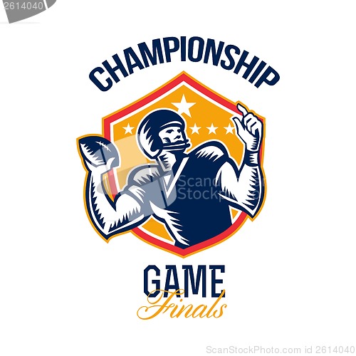 Image of American Football Championship Game Finals Shield