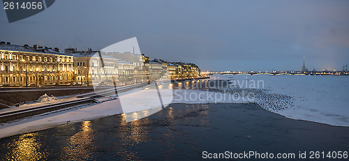 Image of Sankt Petersburg in evening time