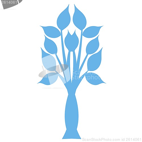 Image of art tree silhouette 