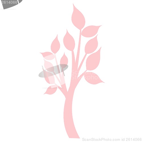 Image of art tree silhouette 