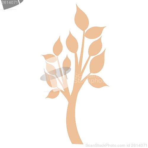 Image of art tree silhouette 