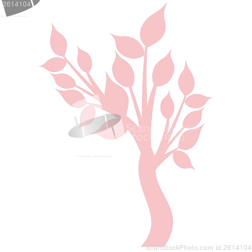 Image of art tree silhouette 