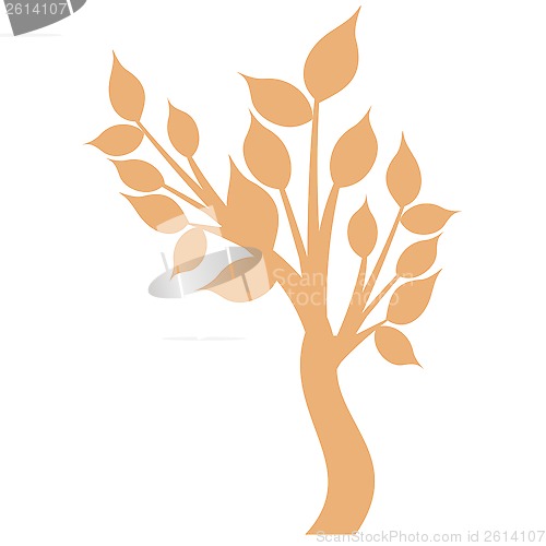 Image of art tree silhouette 