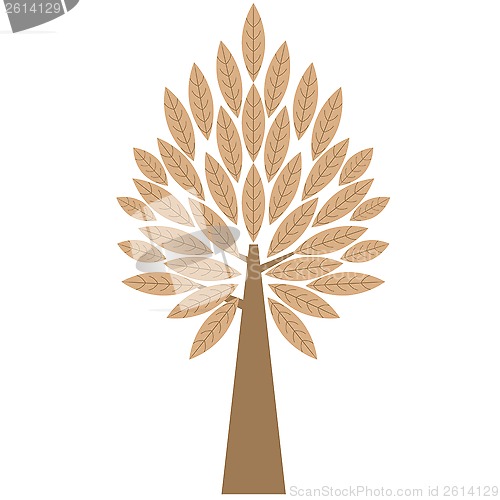 Image of art tree silhouette
