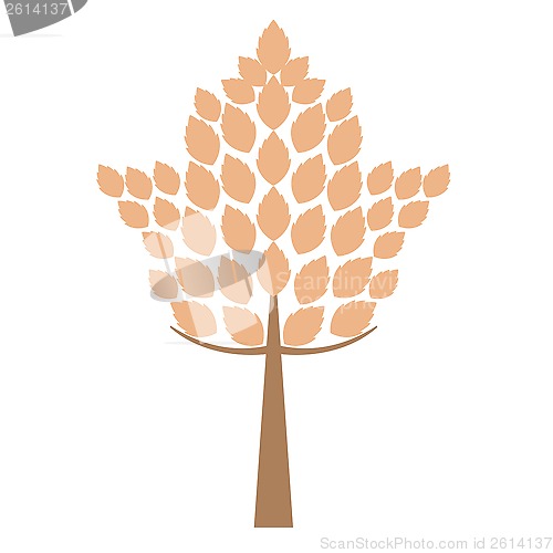 Image of art tree silhouette