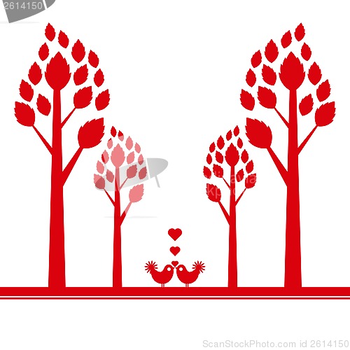 Image of valentine tree