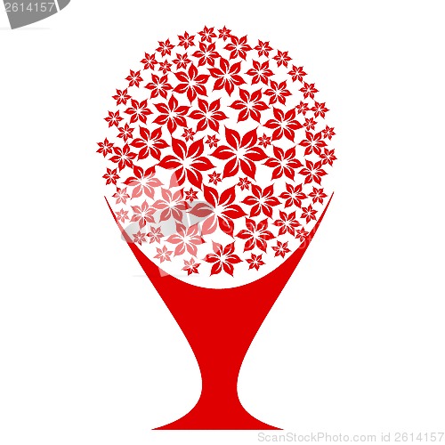 Image of art tree silhouette