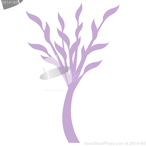 Image of art tree silhouette 