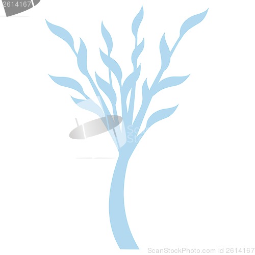 Image of art tree silhouette 