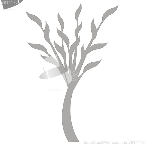 Image of art tree silhouette 