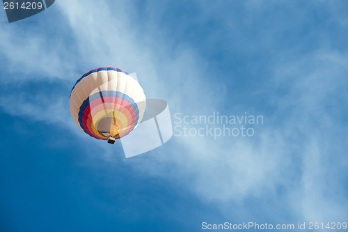 Image of Multicolored Balloon in the blue sky