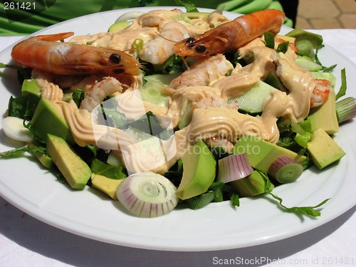 Image of Shrip salad