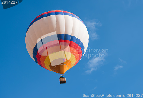 Image of Multicolored Balloon in the blue sky