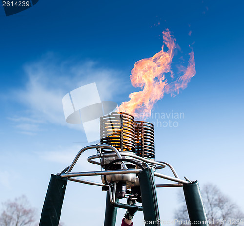 Image of Fire from balloon flight