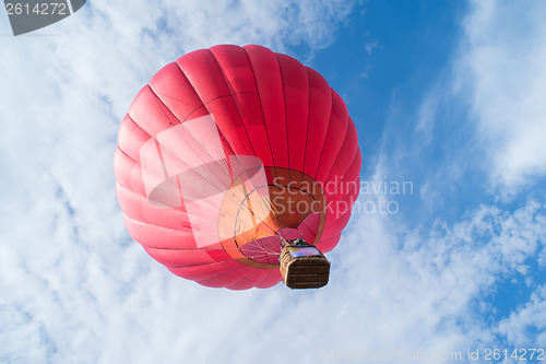 Image of Red balloon in the blue sky