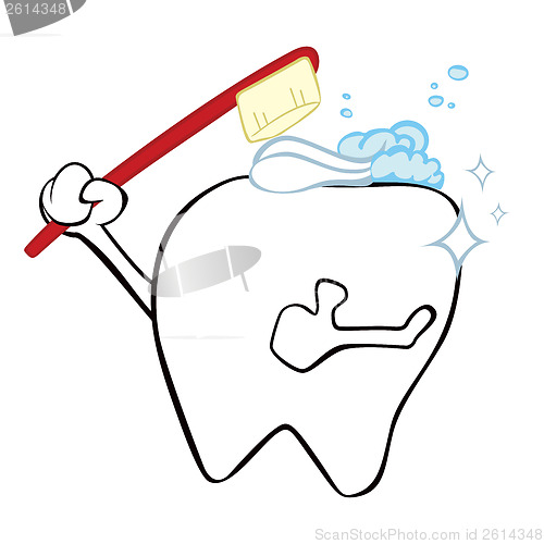 Image of Cleaning tooth