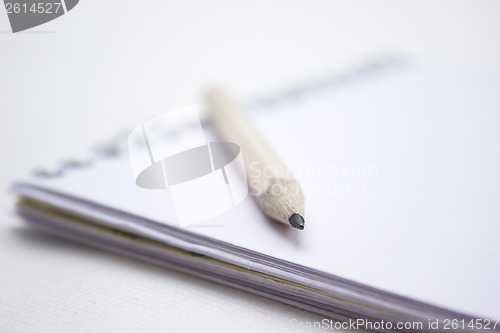Image of Pencil on a book