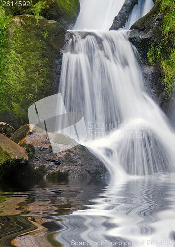 Image of idyllic waterfall