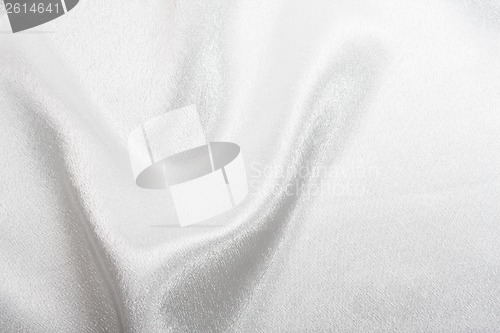 Image of White silk