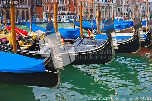 Image of Gondolas in Venice