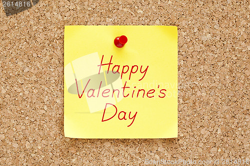 Image of Happy Valentines Day Sticky Note