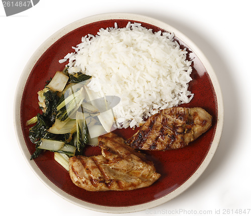 Image of soy marinaded chicken breast meal