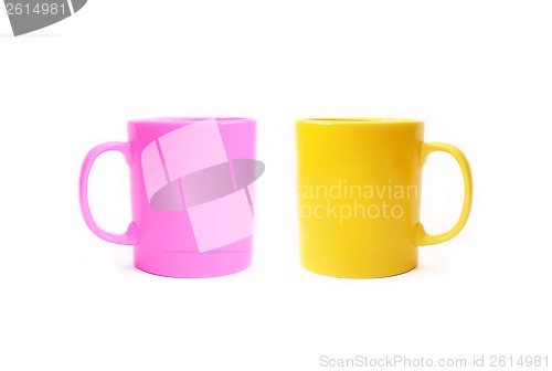 Image of Two color ceramic cups