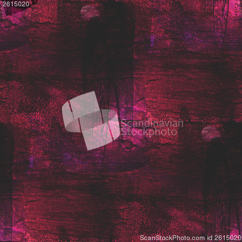 Image of artist artwork purple, black palette picture frame graphic seaml