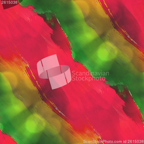 Image of artist artwork palette picture frame red, yellow, green graphic 