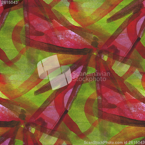 Image of artist artwork palette red, green picture frame graphic seamless
