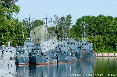 Image of Russian war ships