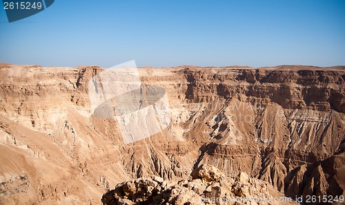 Image of Mountains in stone desert nead Dead Sea