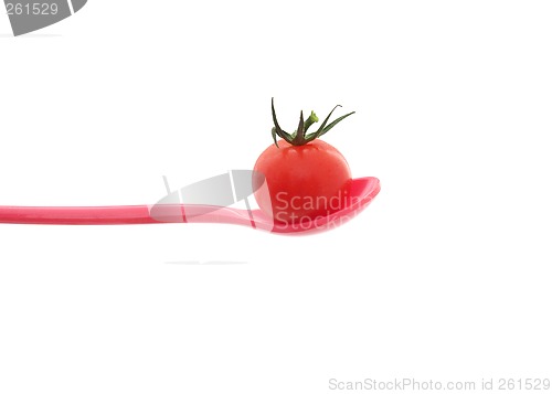 Image of Tomato on a spoon
