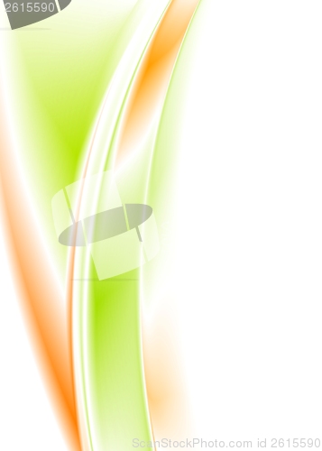 Image of Bright smooth vector waves background